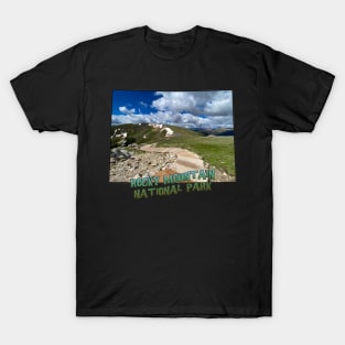 Colorado State Outline (Rocky Mountain National Park) T-Shirt